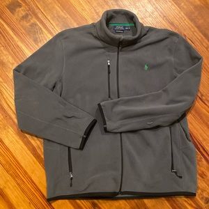 Men’s Polo Ralph Lauren Performance Fleece Jacket Gray/Green XXL